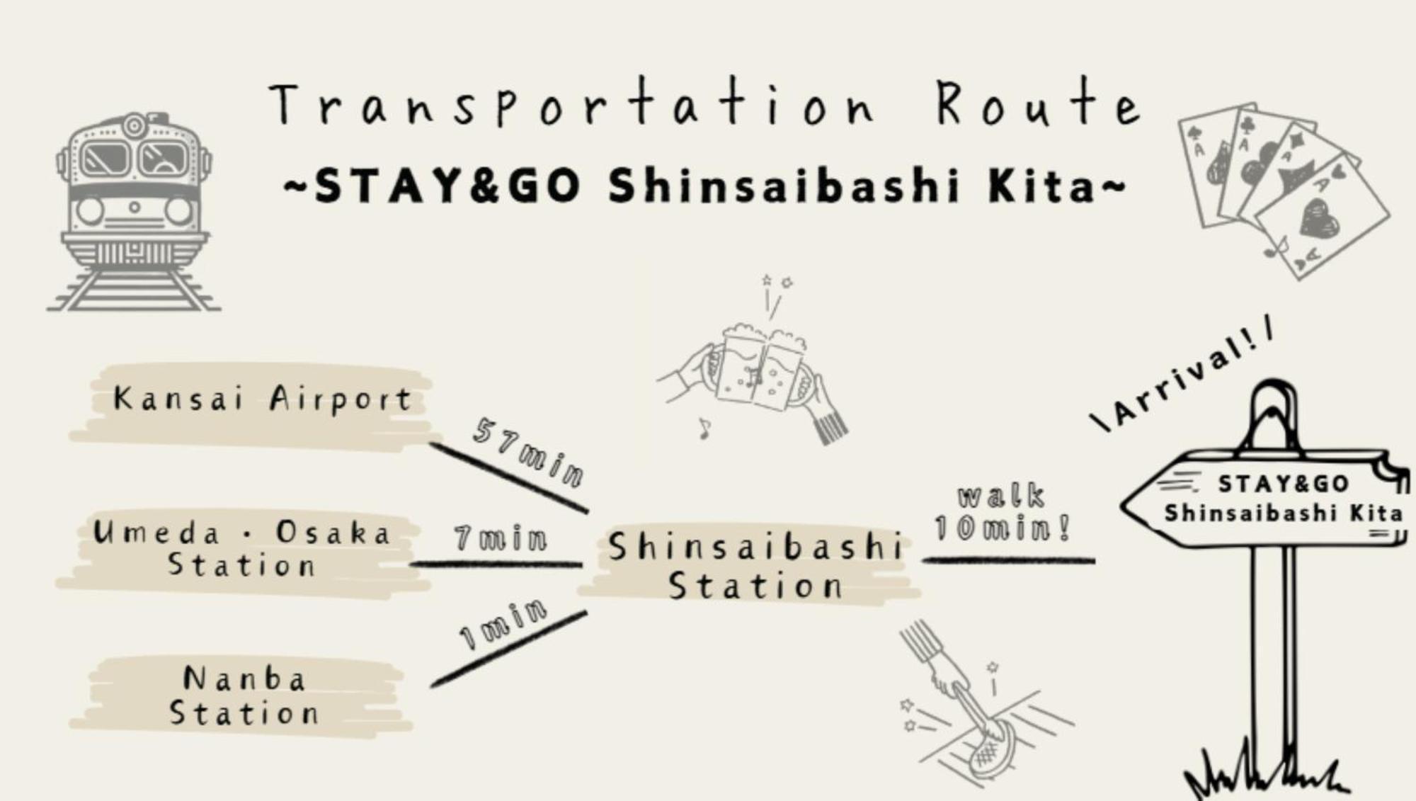 Stay & Go Shinsaibashi-Kita Ōsaka Eksteriør bilde